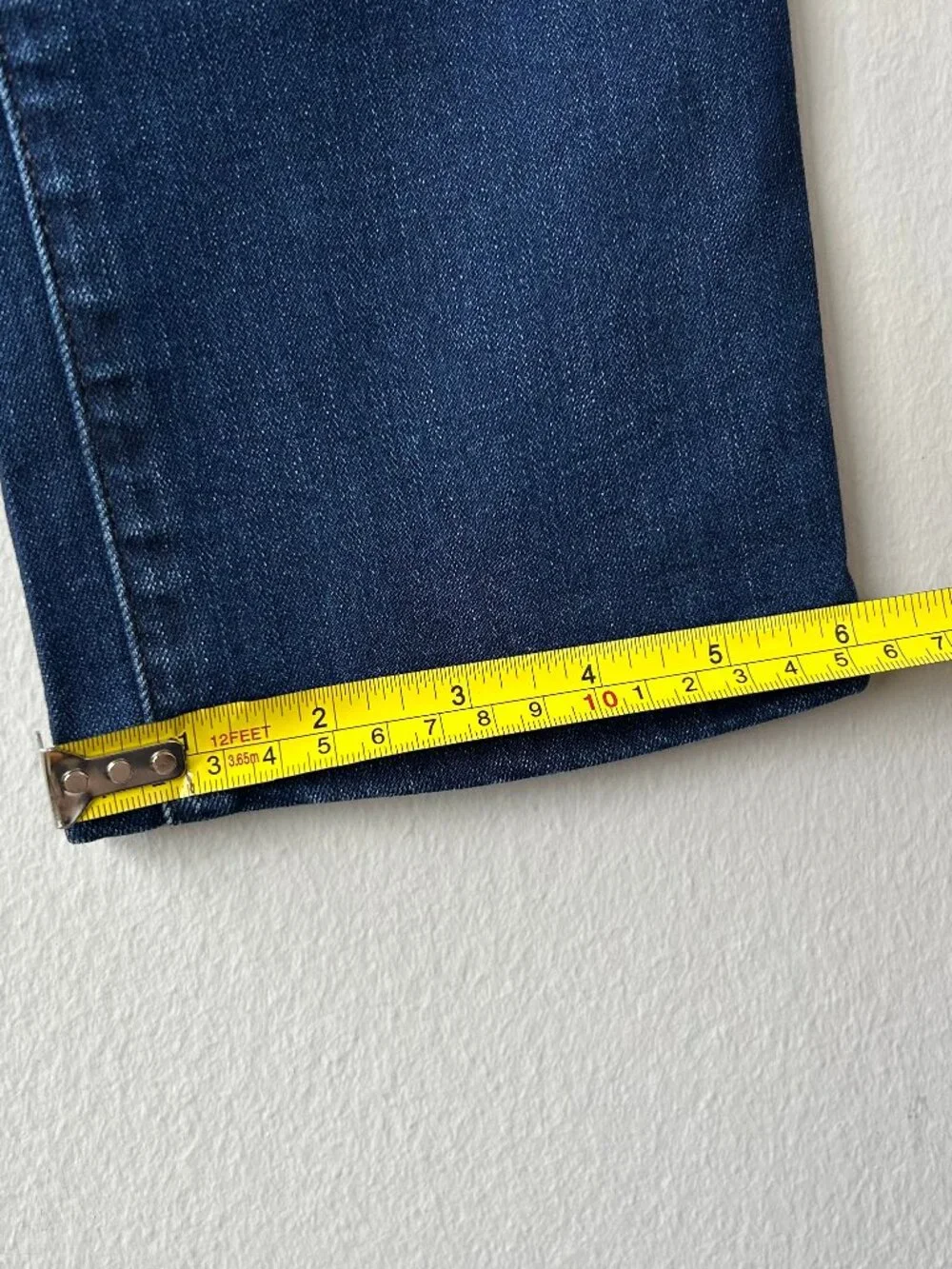 PAIGE Hoxton Slim Cropped Jeans Women 26 Dark Wash High Rise Stretch Denim
